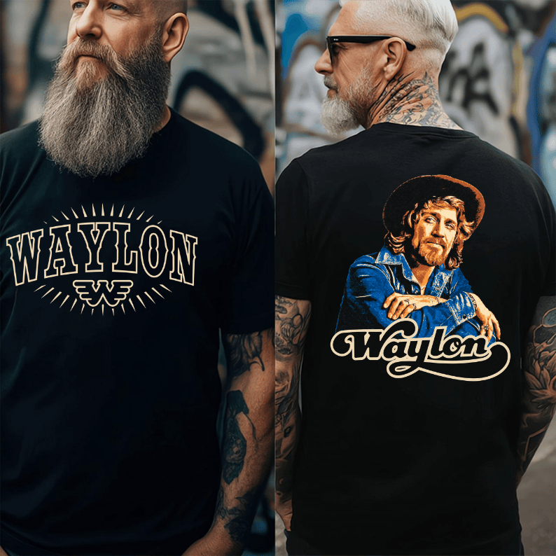 Retro Waylon Jennings Graphic Tee