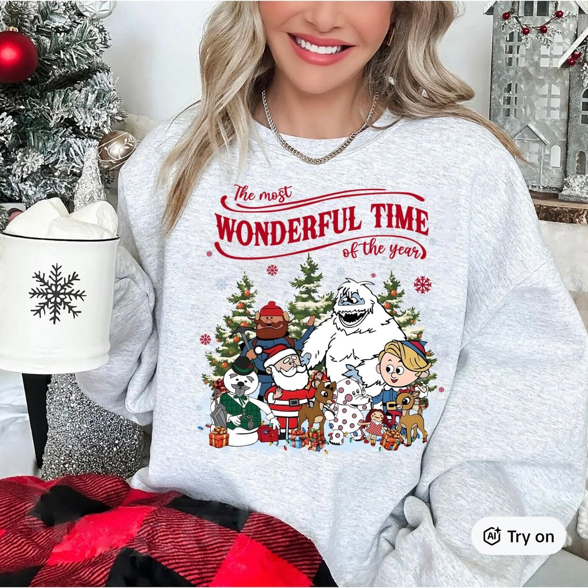 Vintage Rudolph The Most Wonderful Time Christmas Shirt 2