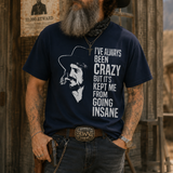 Waylon Jennings Shirt, Lyric Heart I’ve Been Crazy 1 Side T-Shirt