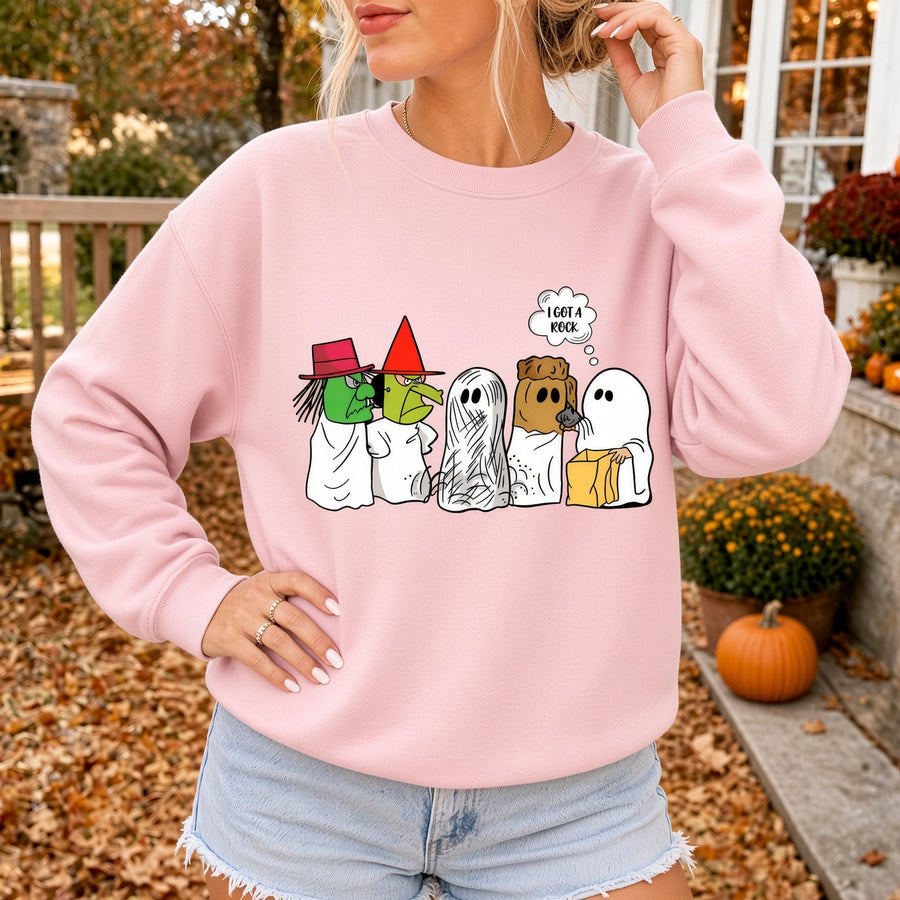 I Got A Rock Halloween Meme Sweatshirt, Spooky Season Shirt 2