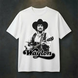 Retro Waylon Jennings Tee, Outlaw Country Music Shirt