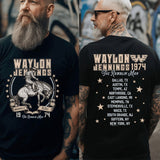 Waylon Jennings Nashville Rebel Cowboy T-Shirt