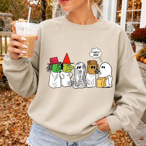 I Got A Rock Halloween Meme Sweatshirt, Spooky Season Shirt