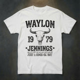 Waylon Jenning Good Ol Boy Ringer T-Shirt